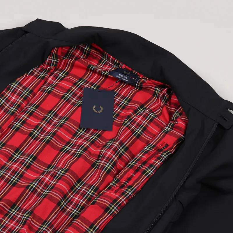 Fred Perry Reissues Made In England Harrington Jacket Black-4