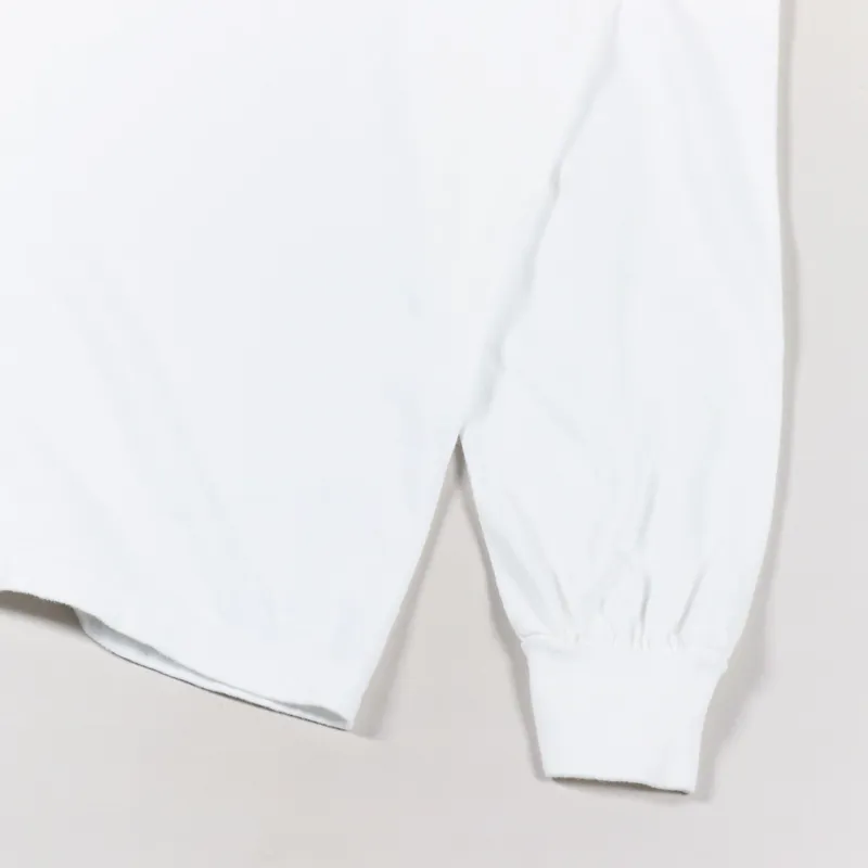 Frog Skateboards Frogman Logo Long Sleeve T Shirt White-4