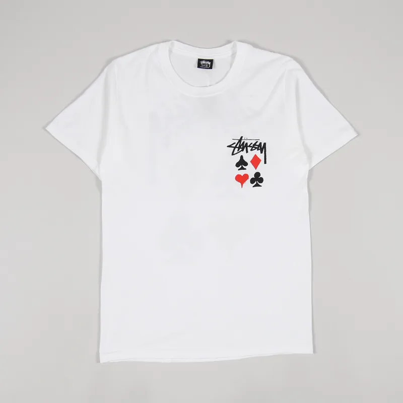 Stussy Full Deck 2 T Shirt White-1