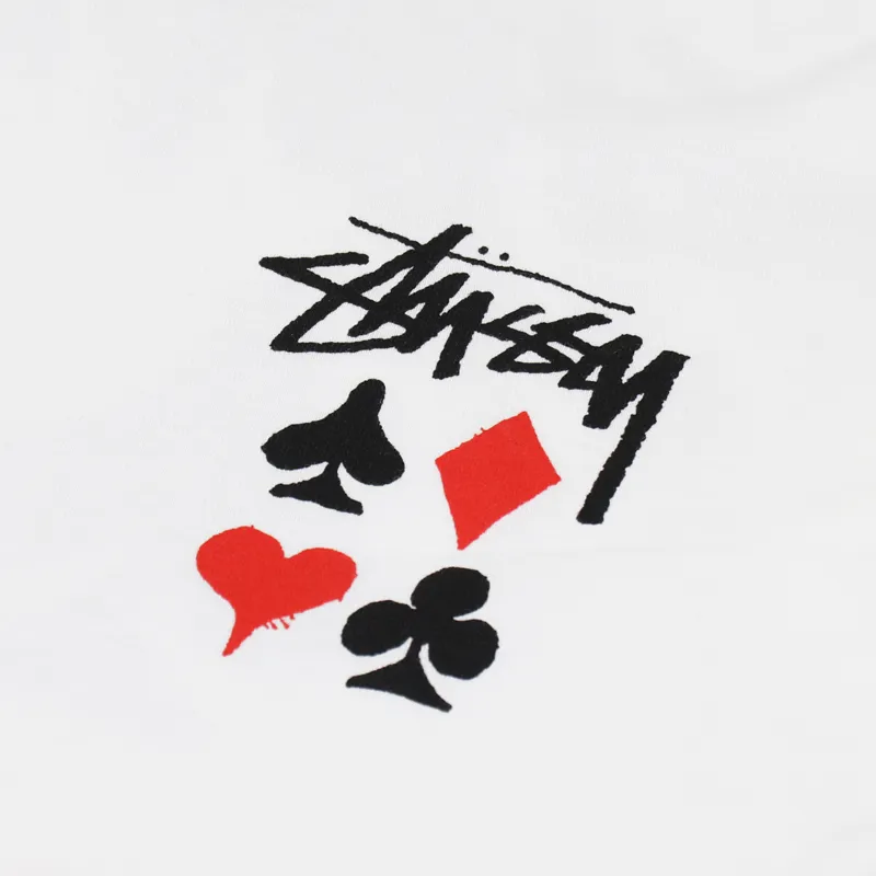 Stussy Full Deck 2 T Shirt White-4