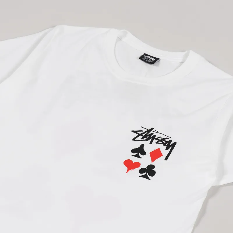 Stussy Full Deck 2 T Shirt White-3