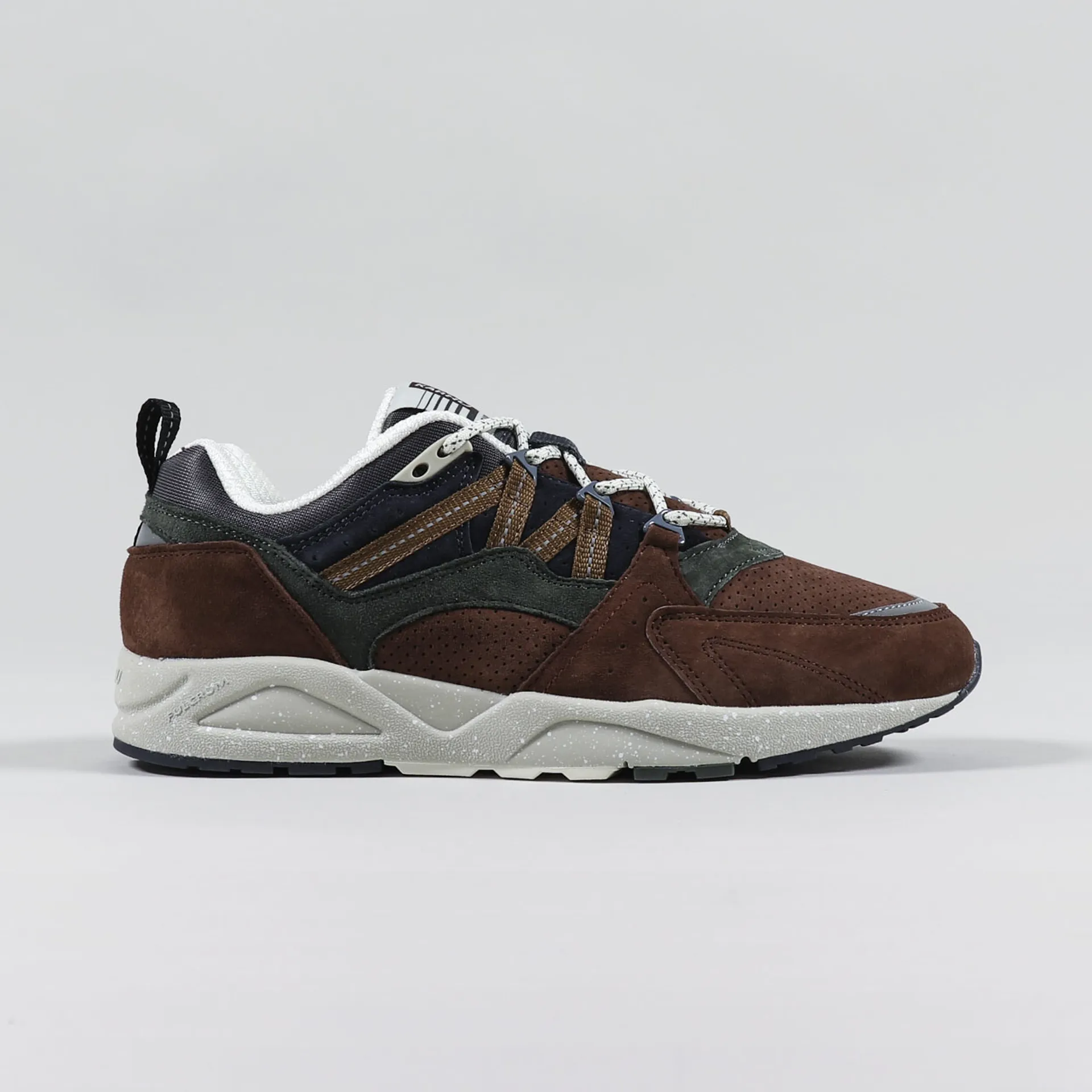 Karhu Mens Suede Fusion 2.0 Shoes Fudgesickle Thyme Trainers