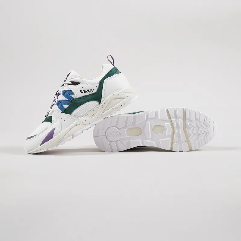 Karhu Fusion 2.0 Shoes Bright White Blue Spruce-1