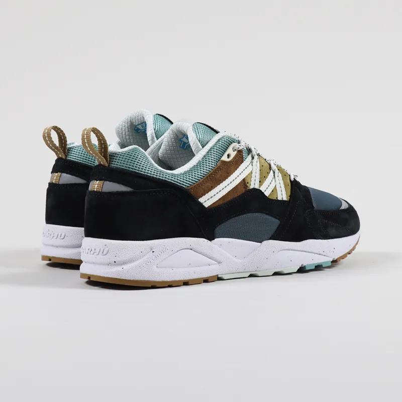 Karhu Fusion 2.0 Shoes Jet Black Pale Aqua-2
