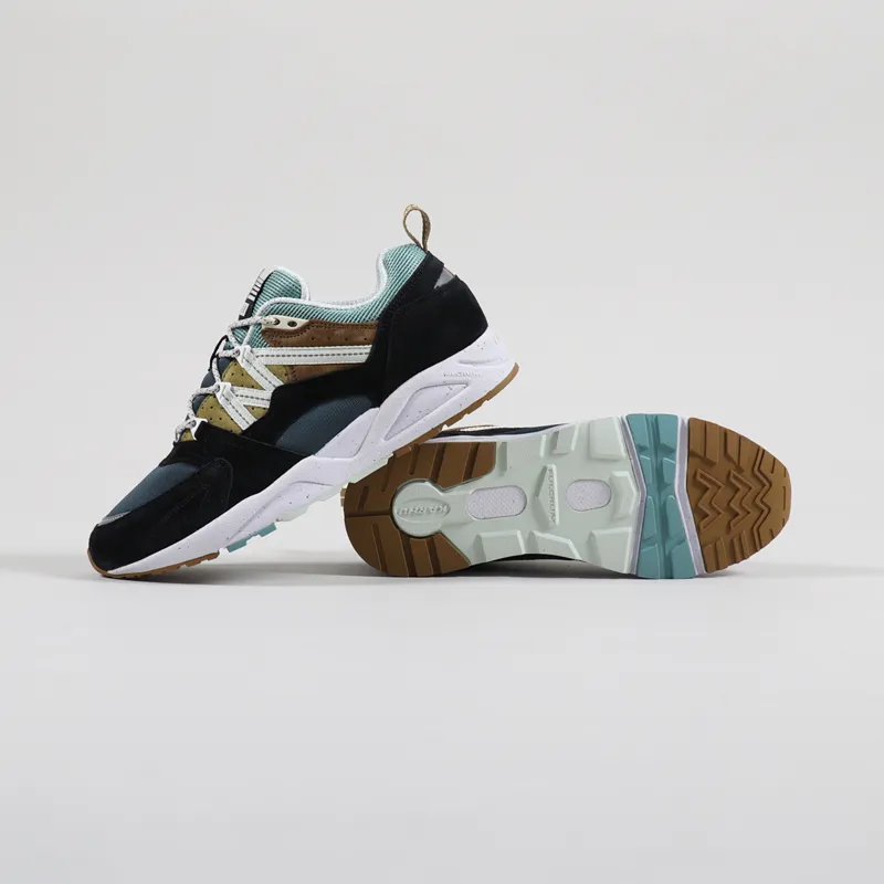 Karhu Fusion 2.0 Shoes Jet Black Pale Aqua-1