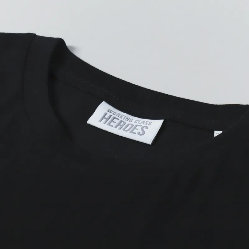 Working Class Heroes x Gather T Shirt Black-7