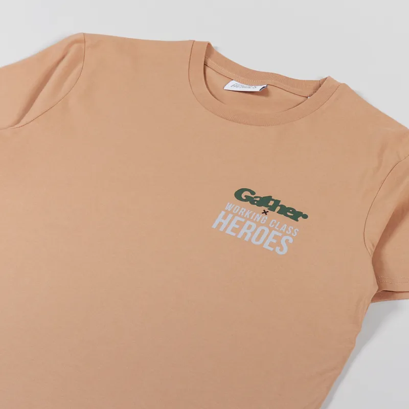 Working Class Heroes x Gather T Shirt Mushroom-3