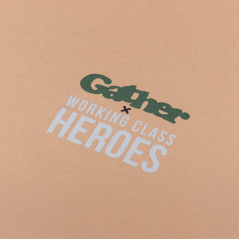 Working Class Heroes x Gather T Shirt Mushroom-6