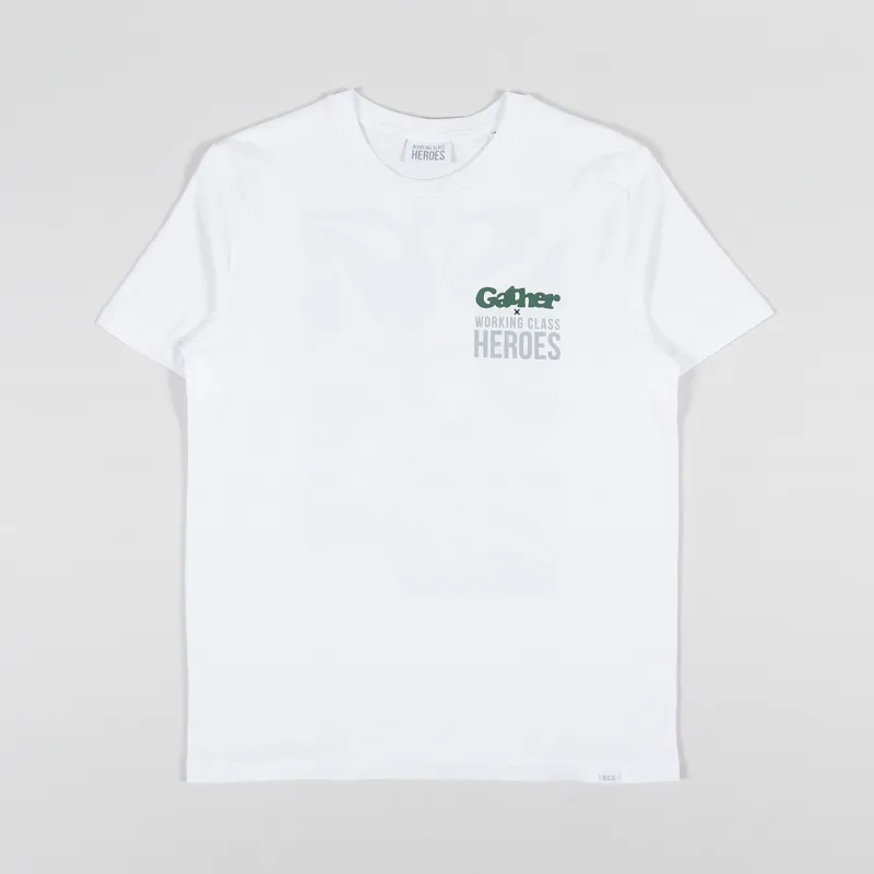 Working Class Heroes x Gather T Shirt White-1