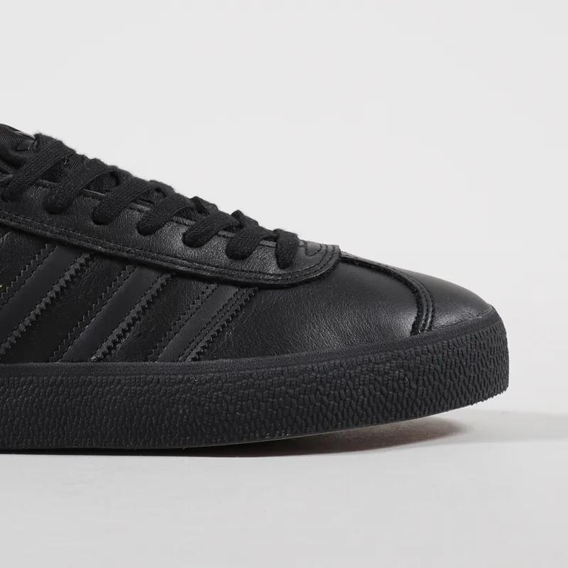 Adidas Skateboarding Gazelle ADV Shoes Black Gold-5