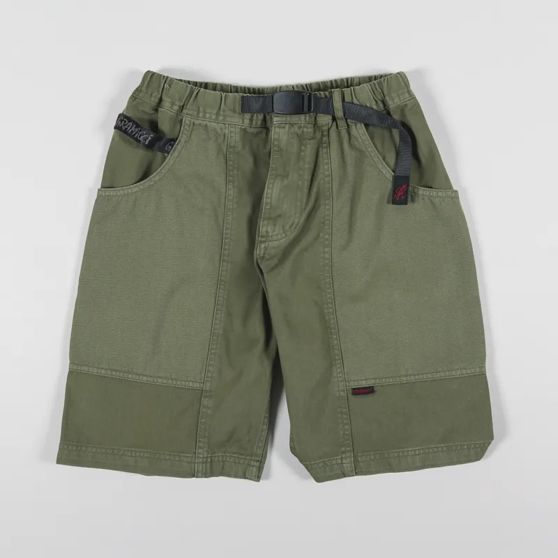 Gramicci Mens Climbing Gadget Shorts Olive Green Gramicci Mens Climbing Gadget Shorts Olive Green