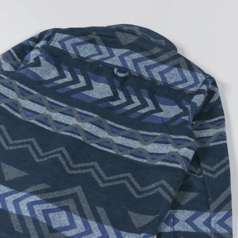 Penfield Geo Brushed Shirt Blue Wing Teal-5