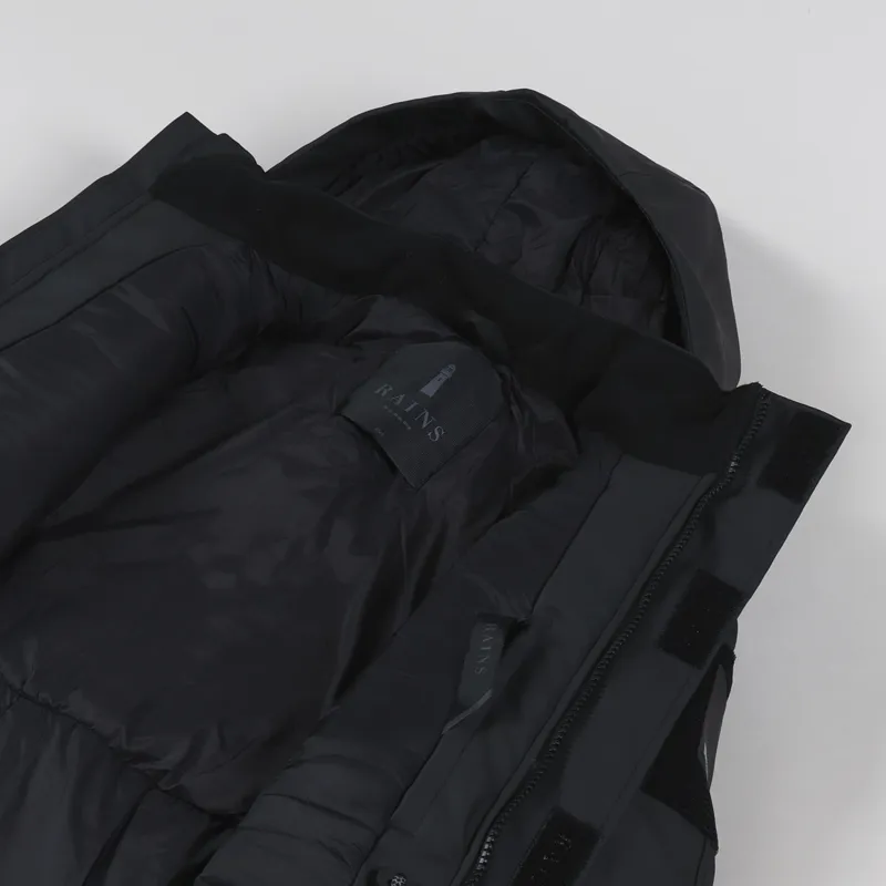 Rains Glacial Parka Black-4