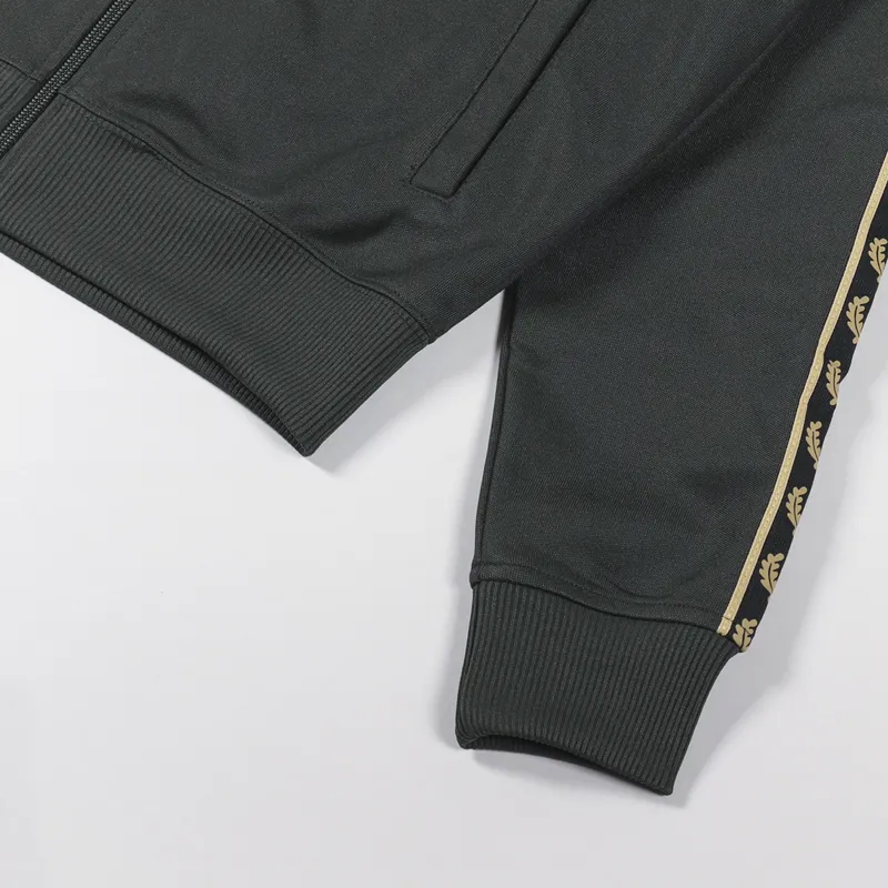 Fred Perry Gold Tape Track Jacket Hunting Green-6