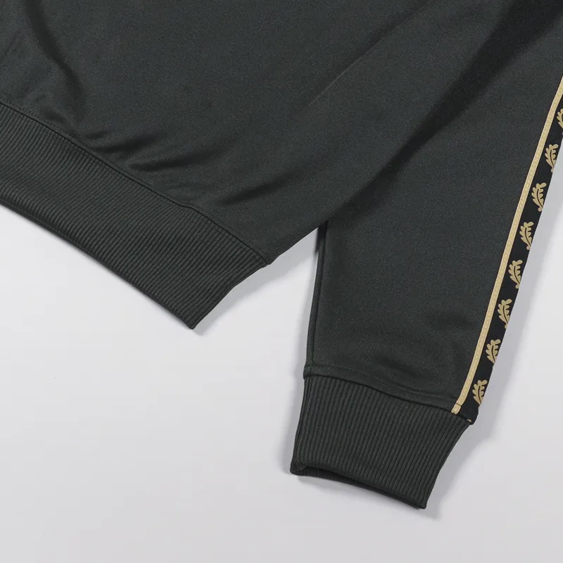 Fred Perry Gold Tape Track Jacket Hunting Green-8
