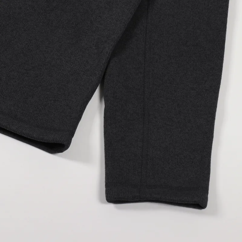 The North Face Gordon Lyons Quarter Zip Fleece Black Heather-6