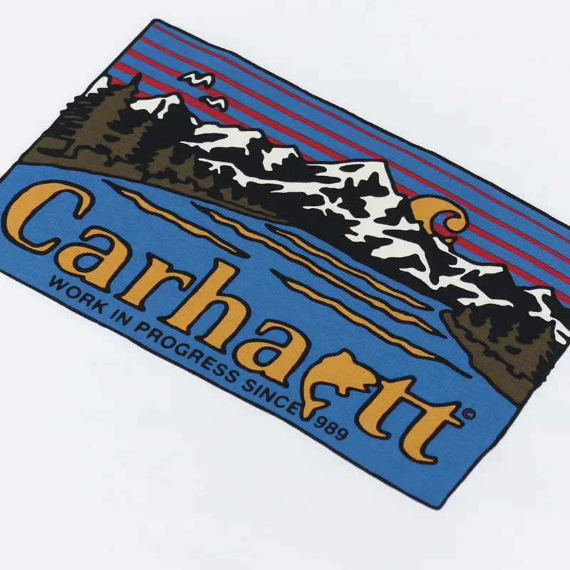 Carhartt WIP Great Outdoors T Shirt White-1