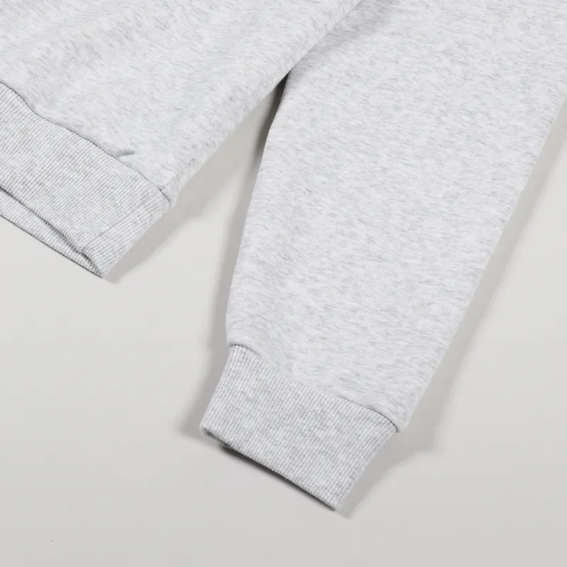 Adidas Skateboarding Oval Sweat Light Grey Heather-4