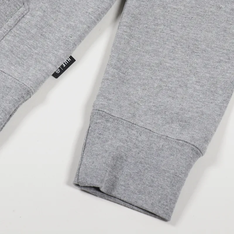 Huf Essentials Triple Triangle Hoodie Grey Heather-4