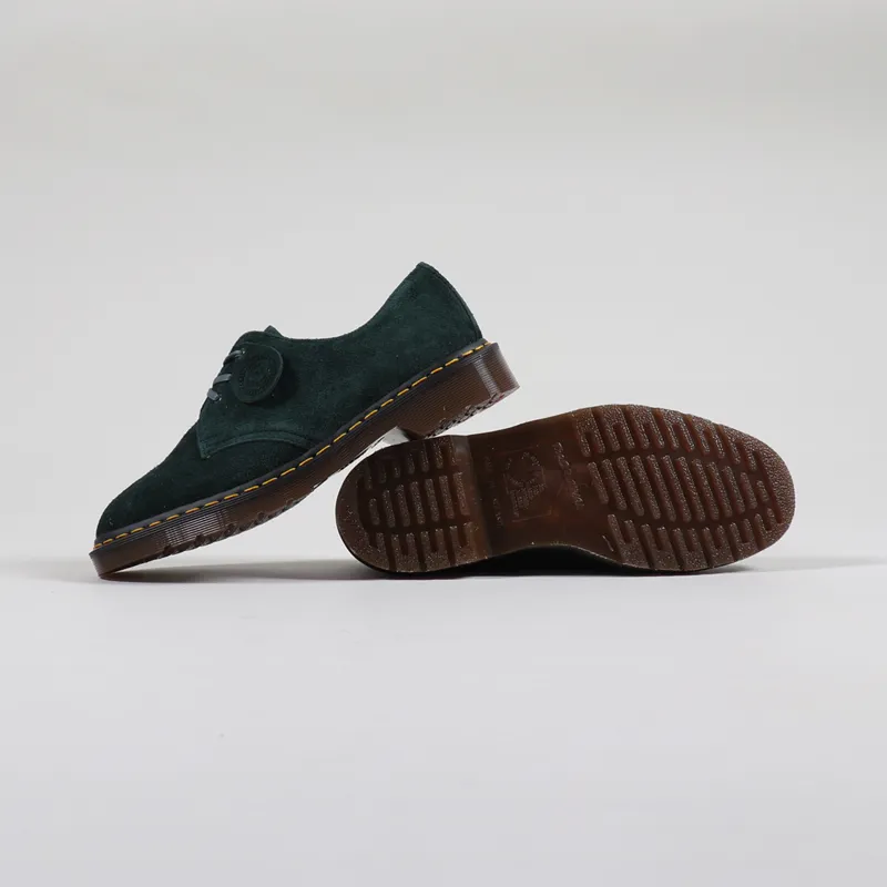 Dr Martens Made In England 1461 Desert Oasis Suede Shoes Green