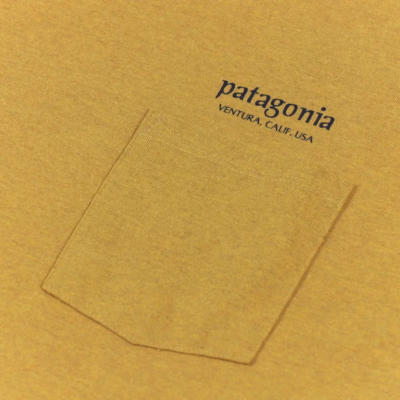 Patagonia Granite Magic Pocket ResponsibiIli-Tee Hawk Gold-5