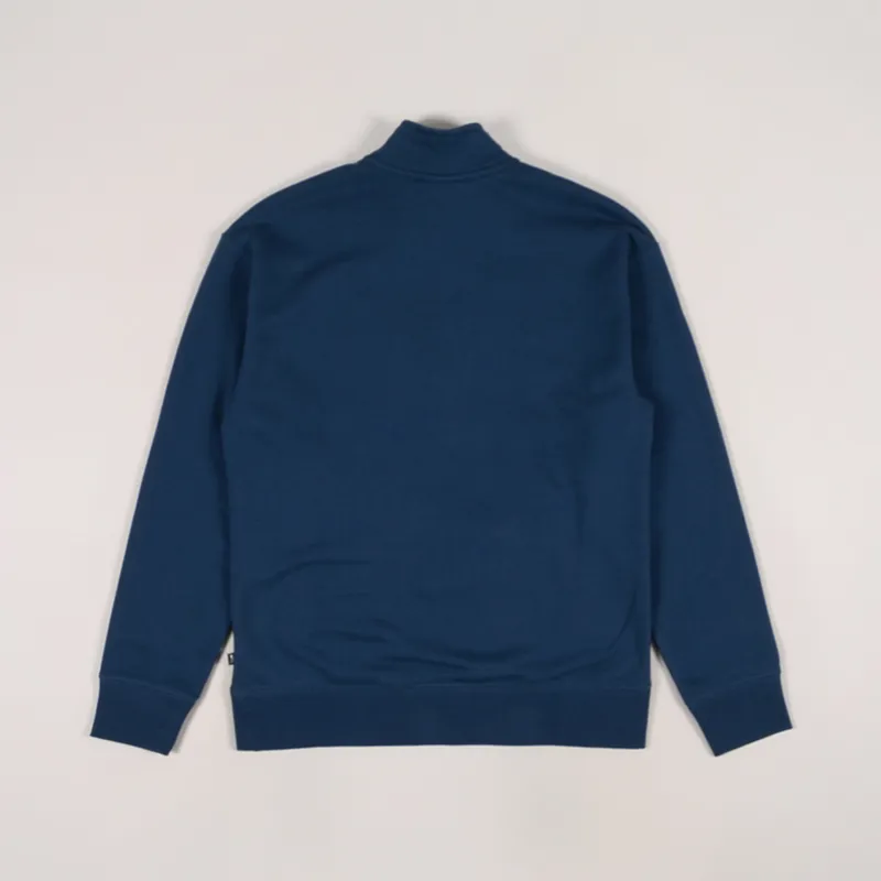 Nike SB Mens Skateboarding Graphic Half Zip Sweatshirt Navy Blue