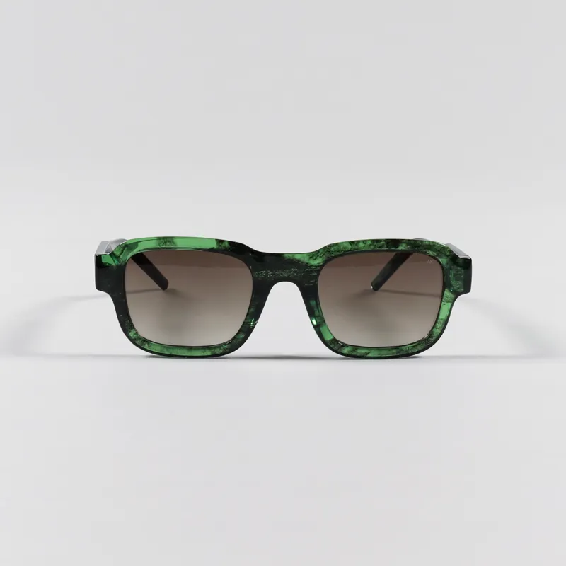 A.Kjaerbede Halo Sunglasses Green Marble Transparent-3