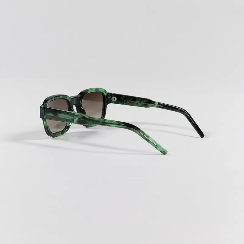 A.Kjaerbede Halo Sunglasses Green Marble Transparent-6