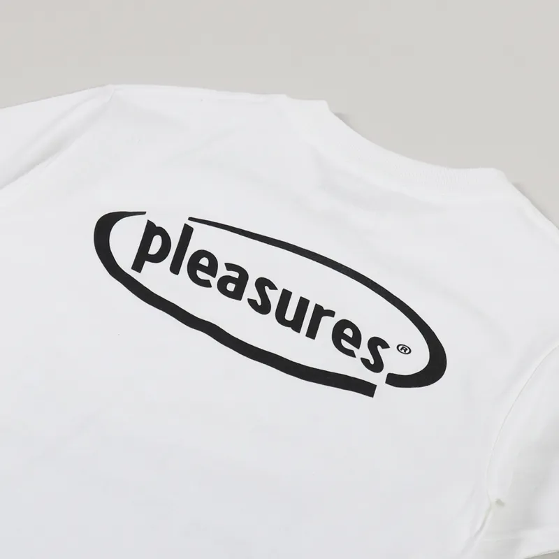 Pleasures Happier T Shirt White-3
