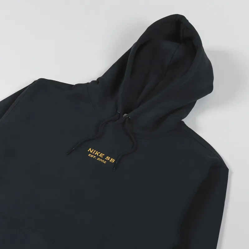 Nike SB HBR GFX Hoodie Black Gold-3