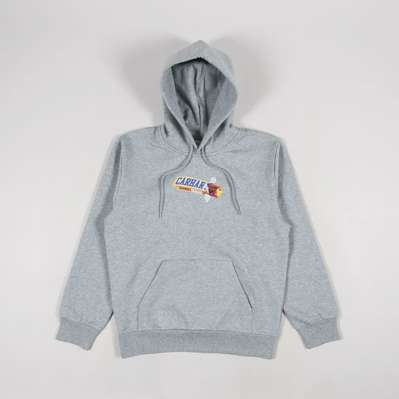 Carhartt WIP Hooded Chocolate Bar Sweat Grey Heather