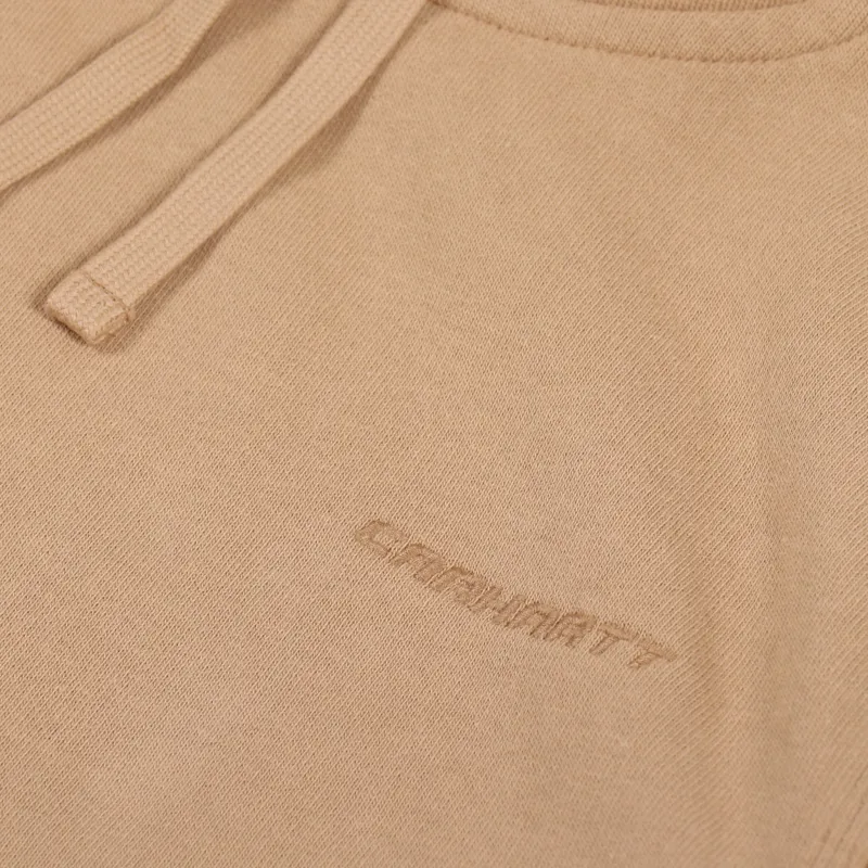 Carhartt WIP Hooded Ashland Sweat Dusty Hamilton Brown-4