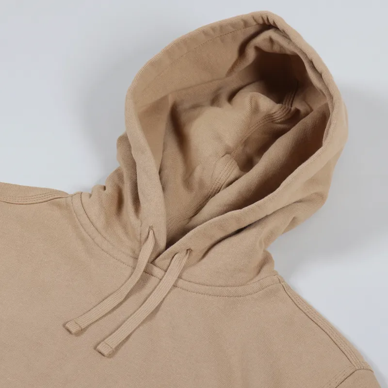 Carhartt WIP Hooded Ashland Sweat Dusty Hamilton Brown-6