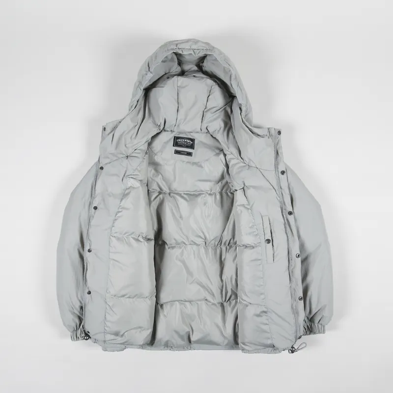 FrizmWORKS Hooded Puffer Down Parka Grey-1