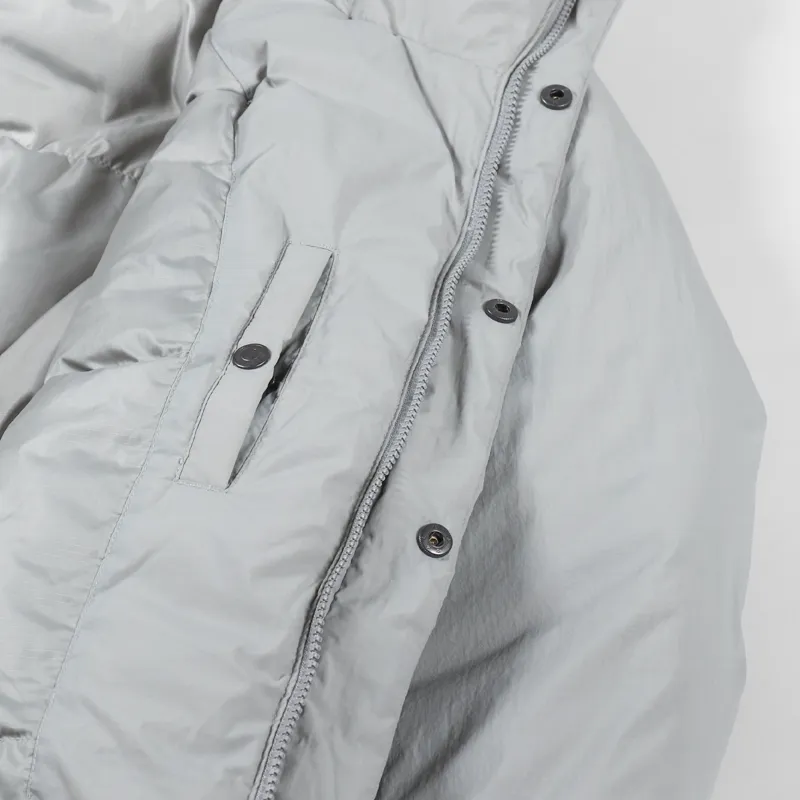 FrizmWORKS Hooded Puffer Down Parka Grey-7