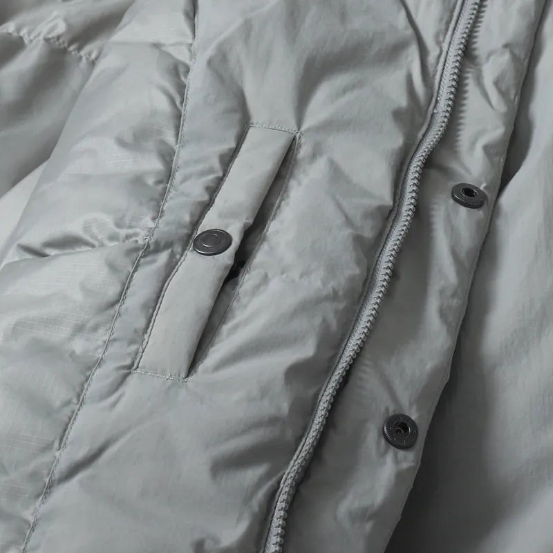 FrizmWORKS Hooded Puffer Down Parka Grey-6