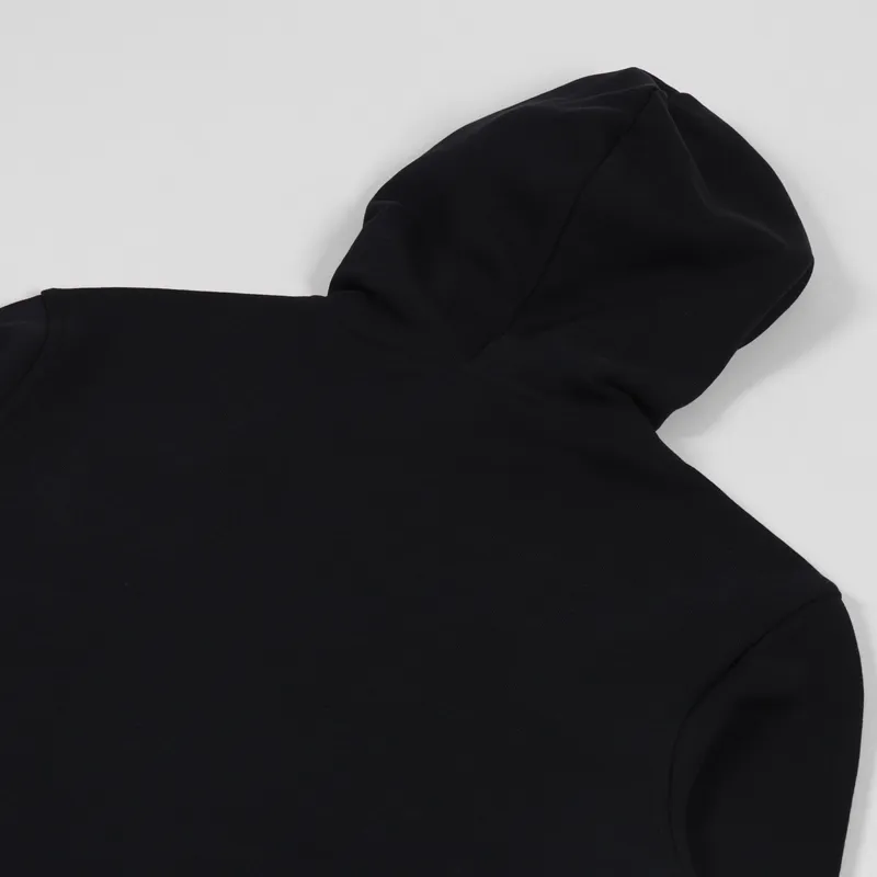 Fred Perry Hooded Zip Through Sweatshirt Black-7
