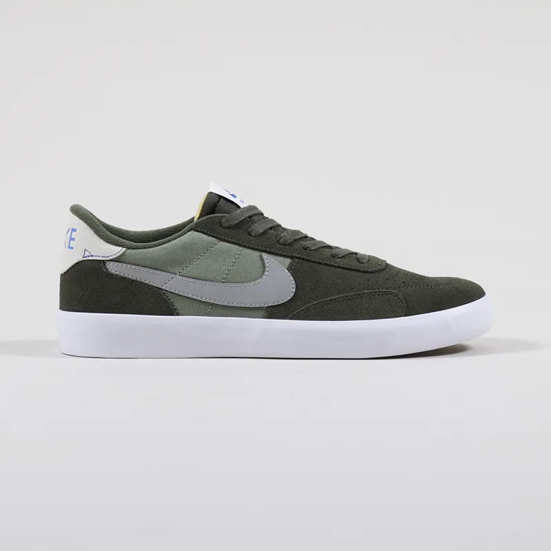 Nike SB Heritage Vulc Premium Shoes Cargo Khaki Medium Grey-4