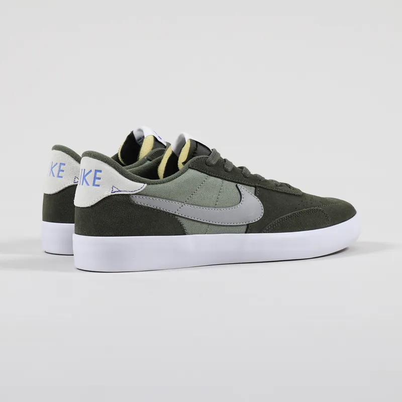 Nike SB Heritage Vulc Premium Shoes Cargo Khaki Medium Grey-2