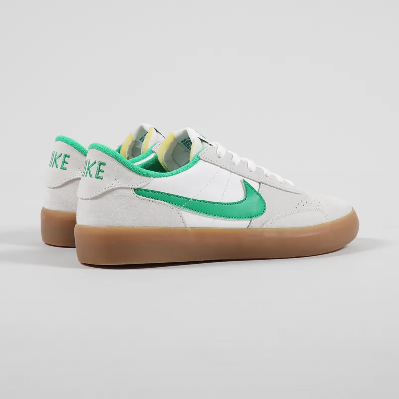 Nike SB Heritage Vulc Premium Shoes Summit White Lucky Green-2