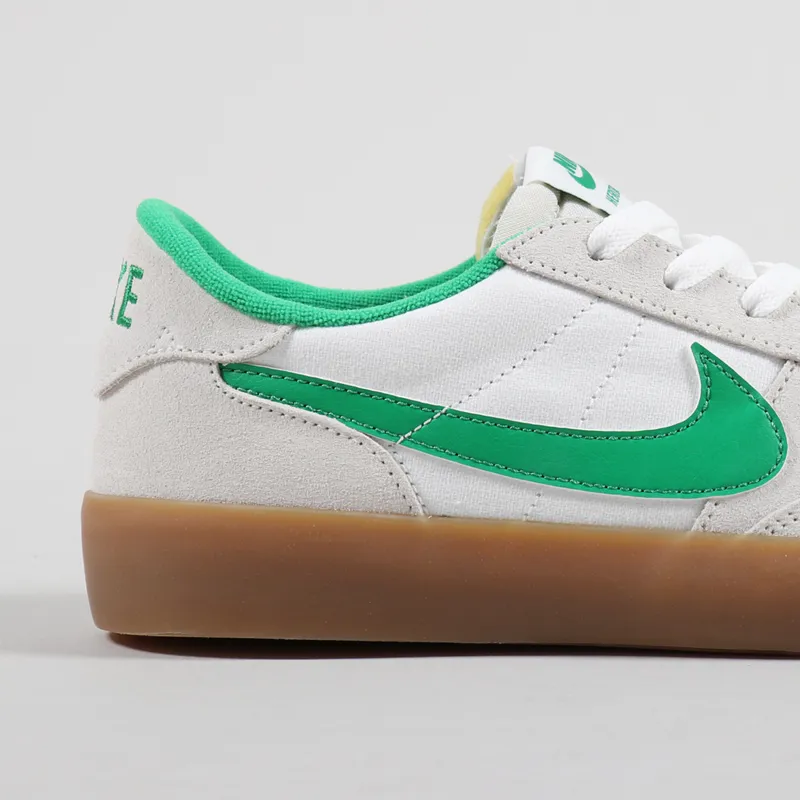 Nike SB Heritage Vulc Premium Shoes Summit White Lucky Green-5