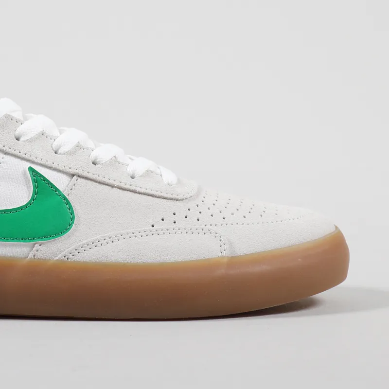 Nike SB Heritage Vulc Premium Shoes Summit White Lucky Green-6