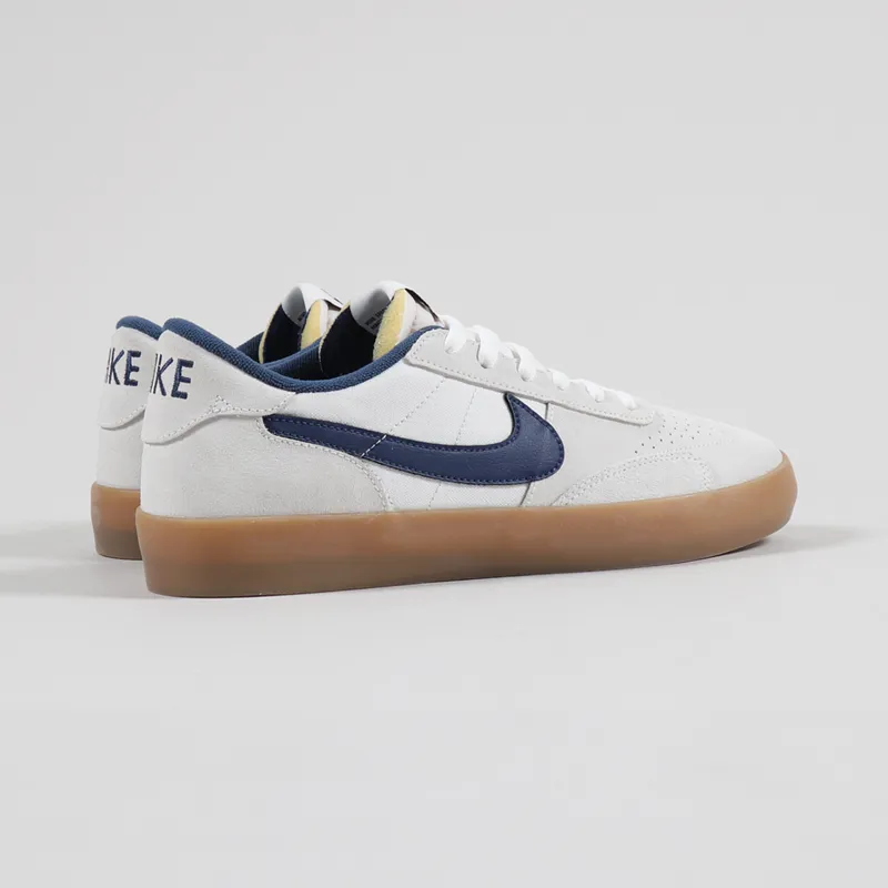 Nike SB Heritage Vulc Premium Shoes Summit White Navy-2