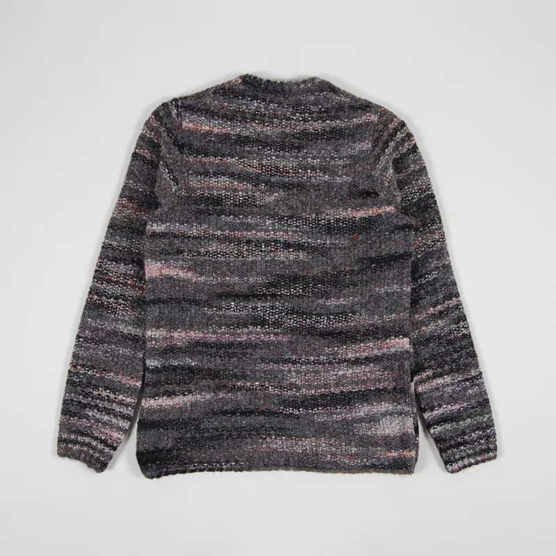 Folk Highlight Crew Sweater Charcoal Marble-1