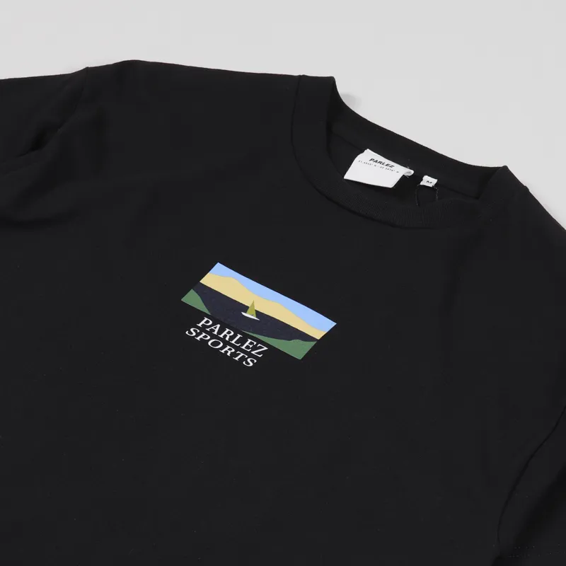 Working Class Heroes x Parlez Hills And Valleys T Shirt Black-2