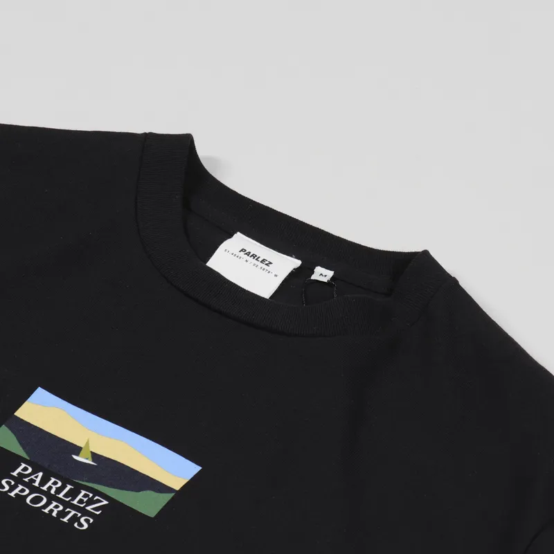 Working Class Heroes x Parlez Hills And Valleys T Shirt Black-6