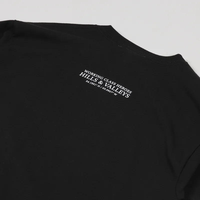 Working Class Heroes x Parlez Hills And Valleys T Shirt Black-3