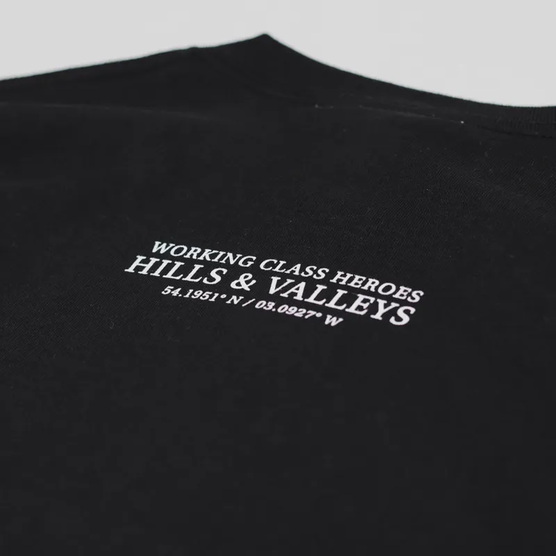 Working Class Heroes x Parlez Hills And Valleys T Shirt Black-5