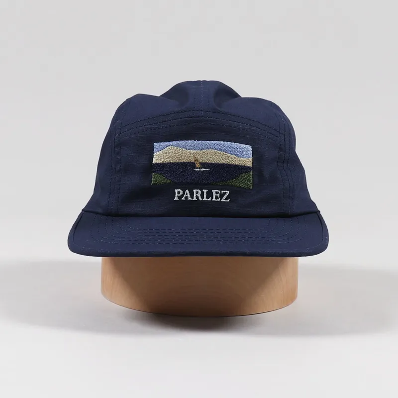 Working Class Heroes x Parlez Hills And Valleys 5 Panel Cap Navy-2