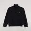 Carhartt WIP Half Zip American Script Sweat Black